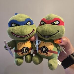 Teenage Mutant Ninja Turtles Plush Charm Leo Or Raph